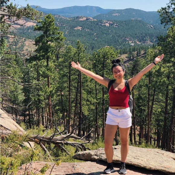 EUC Hollister Red Scrunch Tank Top - Picture 6 of 6